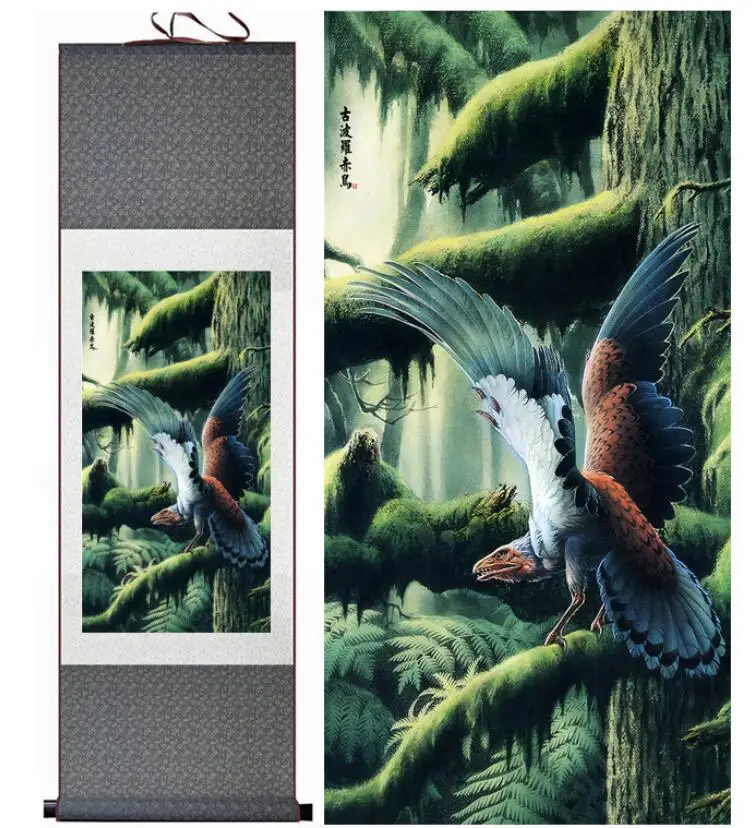 

Картина с птицами и цветами, шелковый свиток, картина с традиционными птицами и цветами, картина с китайскими птицами