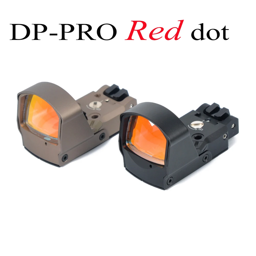 

New LP DP Pro Airsoft 1911 1913 Mount Sight Reflex Red Dot Sight Tactical Aim Scopes For Hunting Scope Accessories