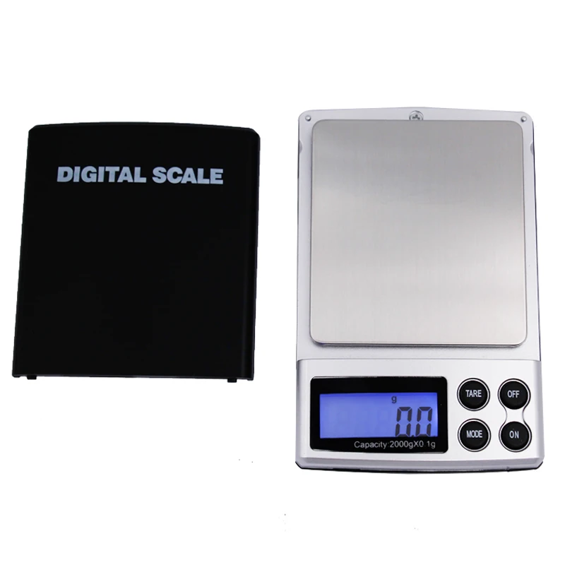 2000g 0.1g Digital Scales Mini Electric Balance Weight Pocket Scales Jewelry Gram Scales With Backlight 40%Off