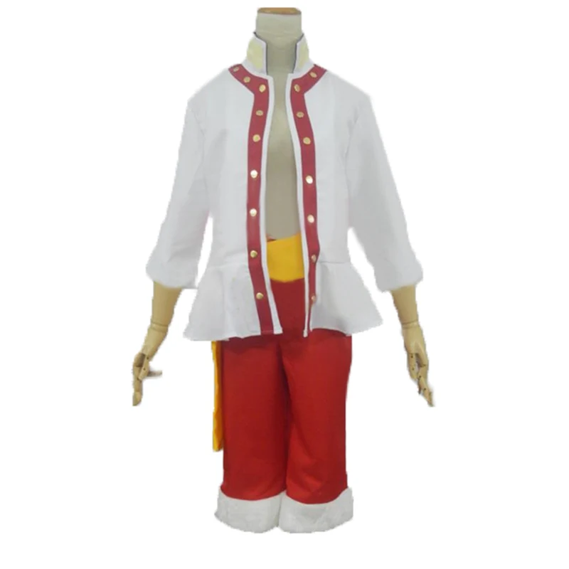 Cosplay Costume Monkey D Luffy Hall cake island cosplay costume with hat 11