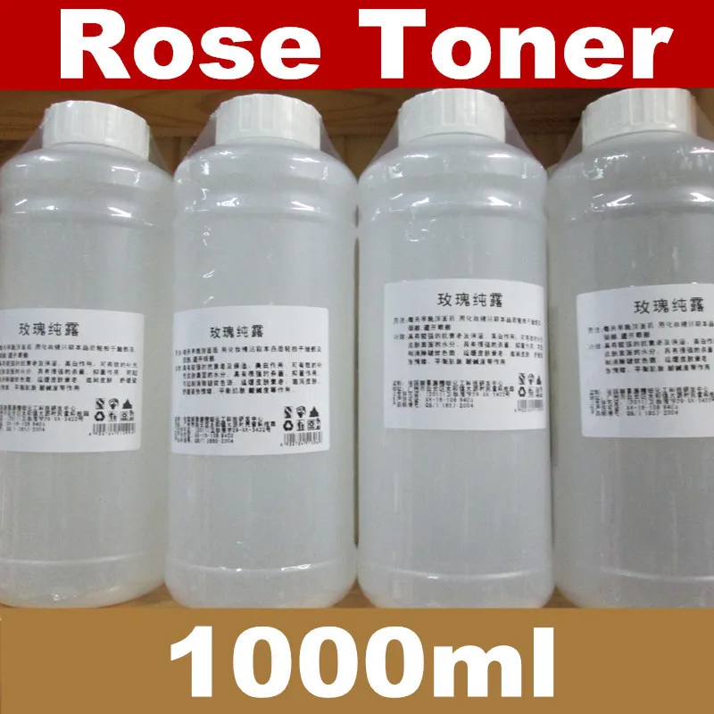 1KG Skin Care Rose Toner Moisturizing Oil Control Hydrosol Floral Mask Powder Mix Water Whitening 1000ml Hospital Equipment