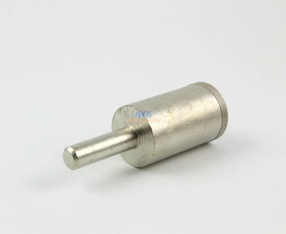2 Pcs 17mm Diamond Mounted Point Spherical Concave Head Grinding Bit Grit 600