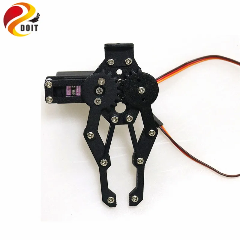 Black 1 DOF Manipulator Mechanical Arm Gripper Clamp kit for Robot MG996R DIY RC Toy Parts