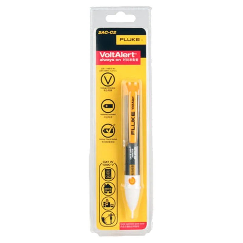 Fluke 2AC VoltAlert Non Contact Voltage VoltAlert Detector Pen 200-1000V Tester Stick