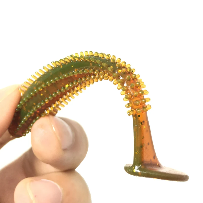 KMRESA 6pcs 90mm/4.2g Shad Worm Silicone Soft Bait professional Lure wobbler fishing soft lure for bass  Baits Carp For Fishing