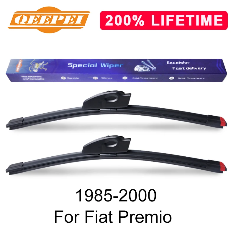 QEEPEI Replace Wiper Blade For Fiat Premio 1985-2000 Accessories fit Auto Rubber Windshield Wiper Blade