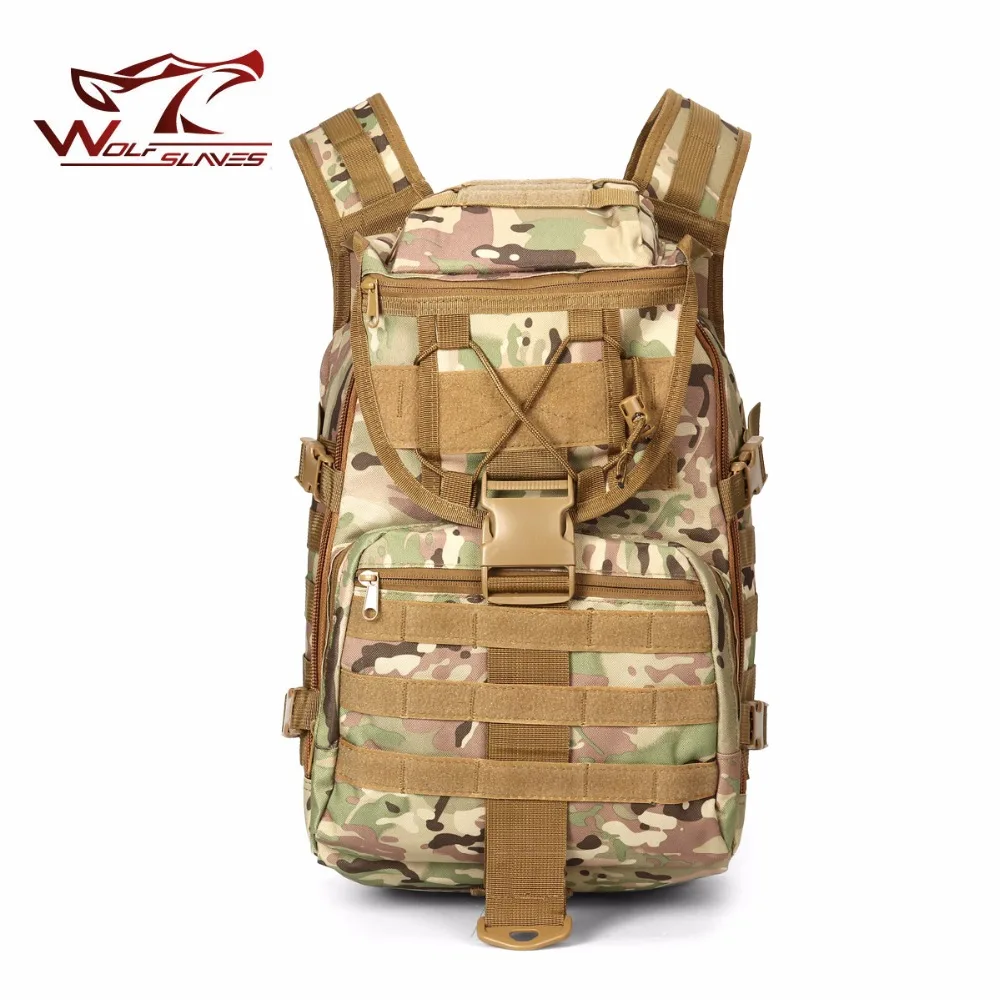 

40L Tactical Waterproof Backpack Rucksacks Sport Camping Molle X7 Outdoor Trekking Shoulder Bag