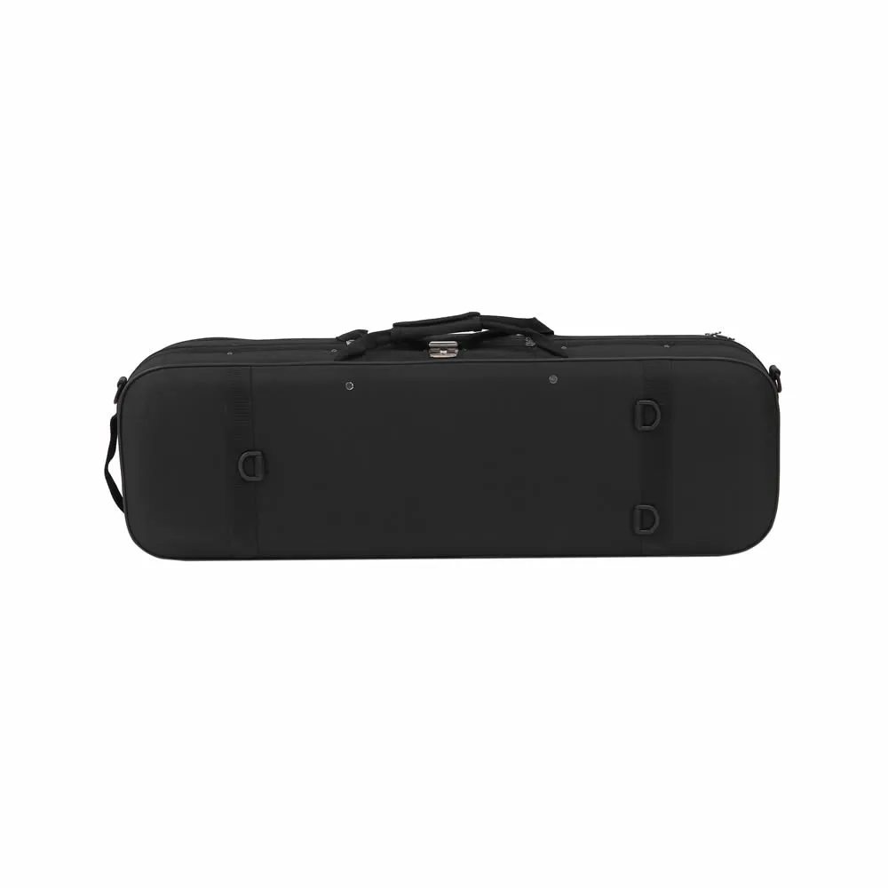 Tongling High Quality Violin Case 4/4 Black Oxford surface with Hygrometer Handmade Beautiful protective Violon Violino Case