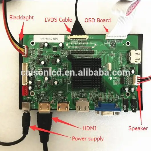 Vga dpオーディオ4klcdコントローラーボードサポートM238DCJ-E50、3840x2160