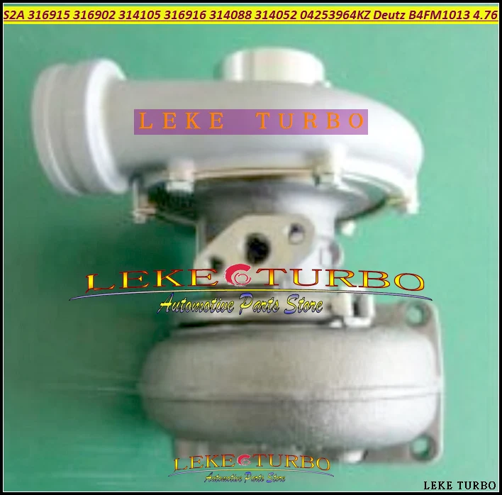 S2A 314280 314442 316915 04253964KZ 4205630KZ 04205625KZ Turbo Turbocharger For Deutz Industrial Truck B4FM1013 E C EC 4.76L