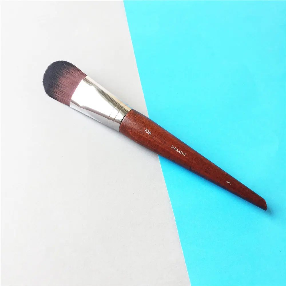 FOUNDATION Makeup Brush LARGE 108 / MEDIUM 106 / SMALL 104 - Flat Cream Liquid Foundation Beauty Cosmetics Blender Tools