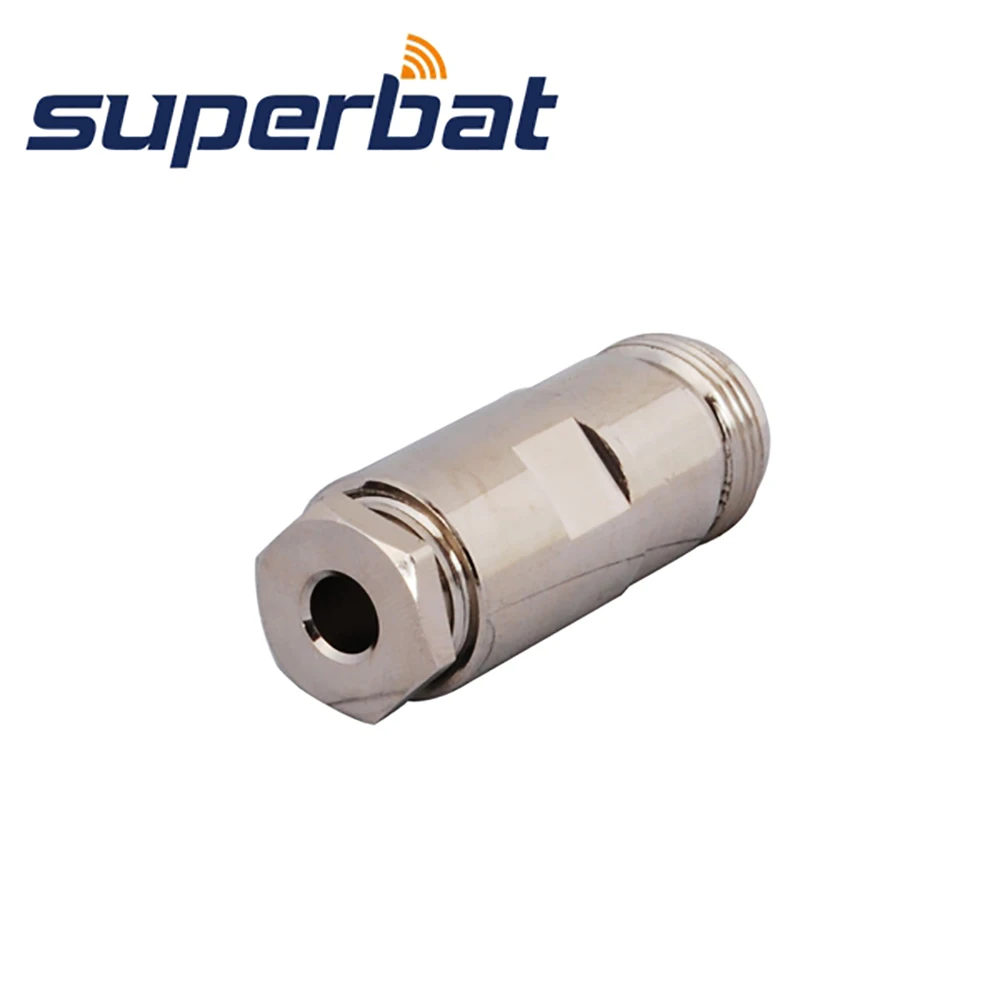 Superbat N Clamp Female Straight RF Coaxial Connector for Cable RG58 RG142 RG400 LMR195