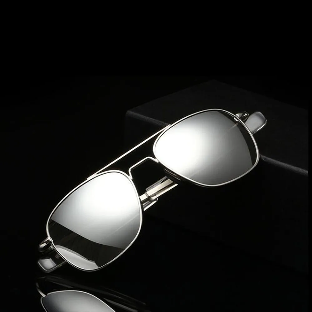 American Polarized Sunglasses Air Pilot Bayonet Temples Wire Spatula Men\'s Classic Retro UV400