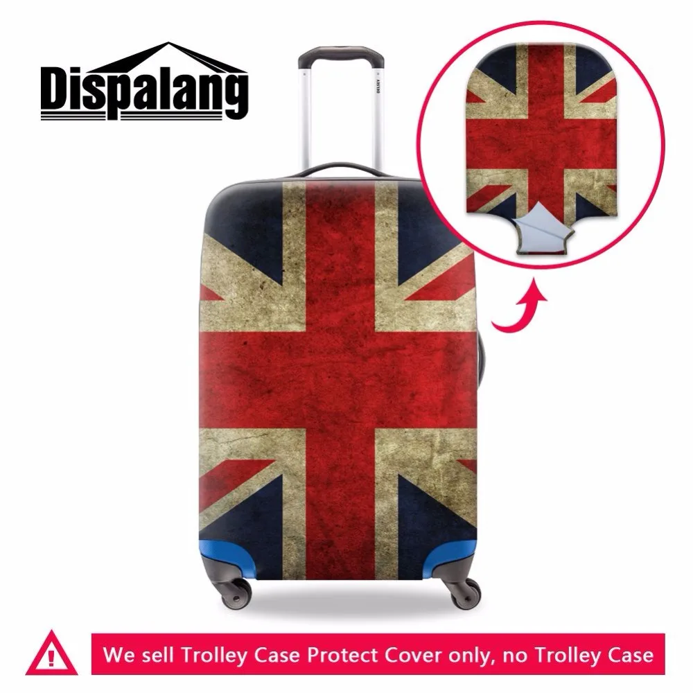 

Dispalang fashion Union Jack UK US Flag suitcase trolley case protective cover elastic luggage protectors luggage accessories