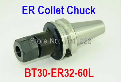 

Free Shipping BT30 ER32 60L Spring ER Collet Chuck CNC Milling Toolholder Clamping End Mills Work on CNC Milling Machine