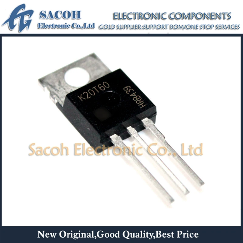 New Original 5Pcs/Lot IKP20N60T K20T60 OR IKP20N60 K20N60 20N60 TO-220 20A 600V Power IGBT Transistor