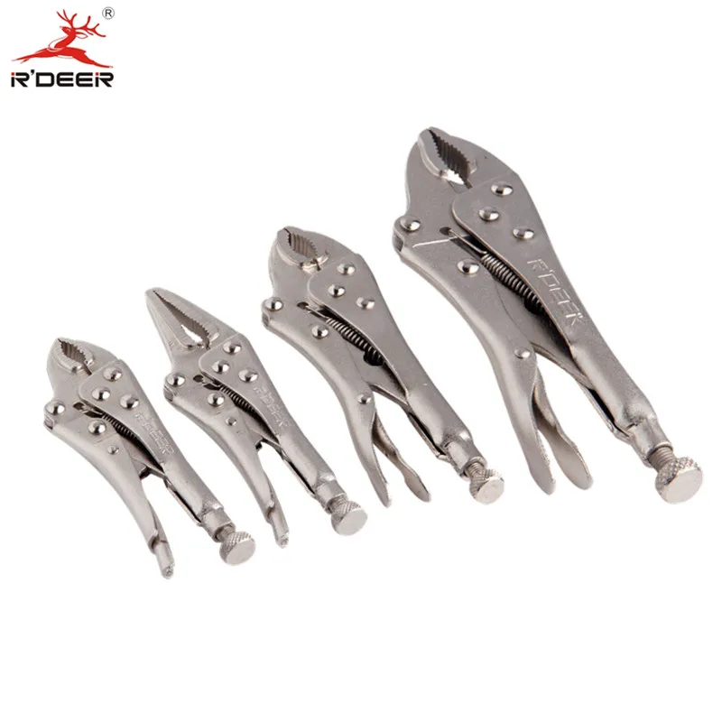 RDEER Khóa Kìm Carbon Thép 5 "6" 7 "Crimper Multitool Alicate Bầu Kìm Miệng Dây Cutter Hand Tool