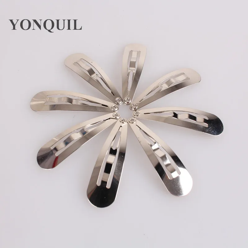 

40Mm Iron Snap Hair Bow Clips DIY Hairpins Clips BB Brooches Clips DIY Hair Accessories Handwork Material Fascinators 300Pcs/Lot