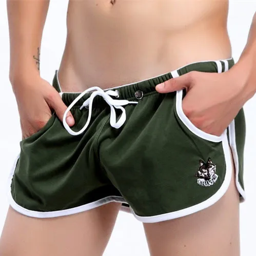 WangJiang men\'s boxer underwear pants men\'s four green arrow Home Furnishing movement angle panties