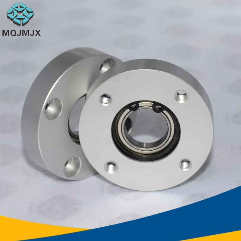 free shipping Flange Round Housing Single Bearings with Housings Bearing seat assembly Direct Mount Unbuckled ring dia 4mm-50mm