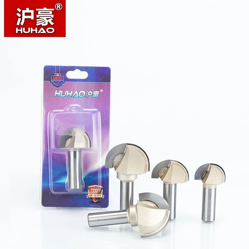 HUHAO 2pcs/lot  Double Edging Router Bits Cove Box Bit Tungsten Carbide Woodworking Endmill 1/2" 1/4" Shank Miiling Cutter