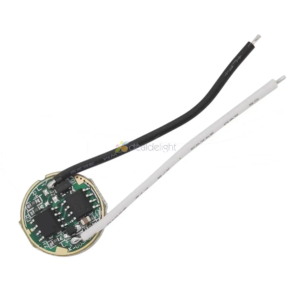 16mm 5 Modes Dimmable DC3.7V Led Drivers for XML XMLE T5 T6 P7 High Power Led