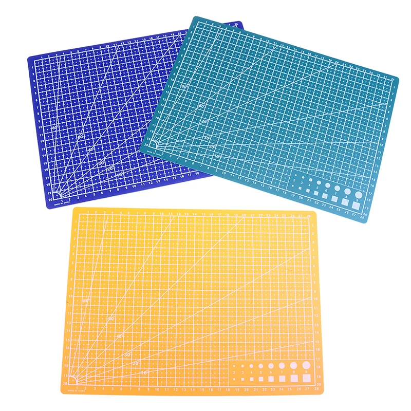 1PC new 30*22cm A4 Grid Lines Self Healing Cutting Mat Craft Card Fabric Leather Paper Board