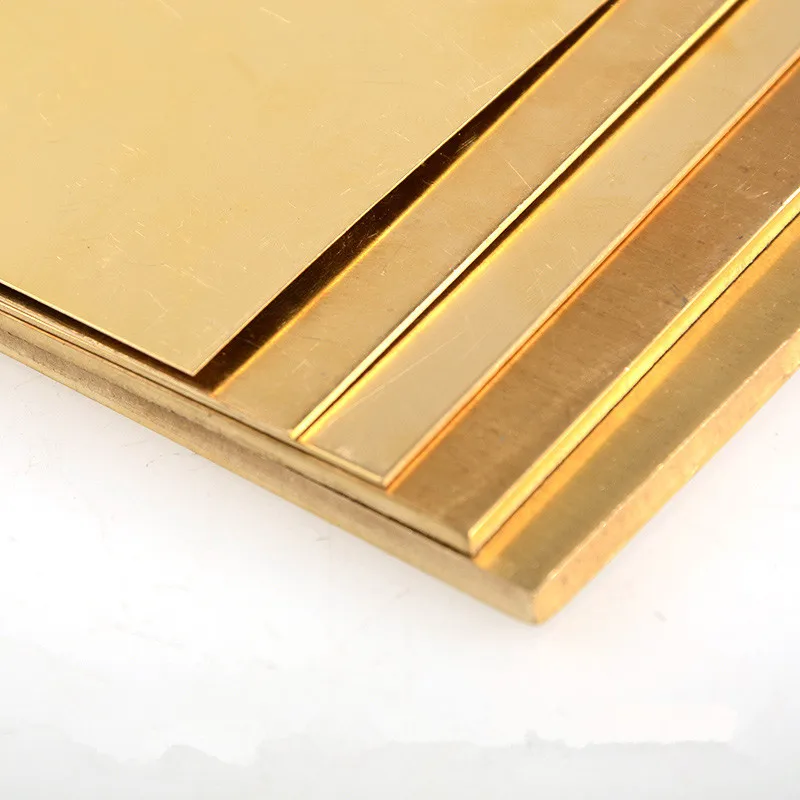 

1PCS YT1326 Ultra-Thin Brass Sheet 100mm*100mm*2mm H62 Brass Plate Free Shipping Sell at a Loss Plate Brass