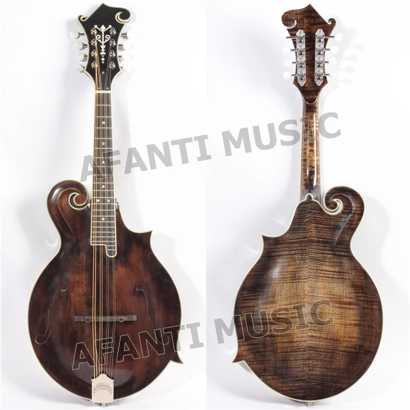 Afanti Solid Spruce top / Flamed Maple Back & Sides /  Afanti Mandolin (AMB-218)