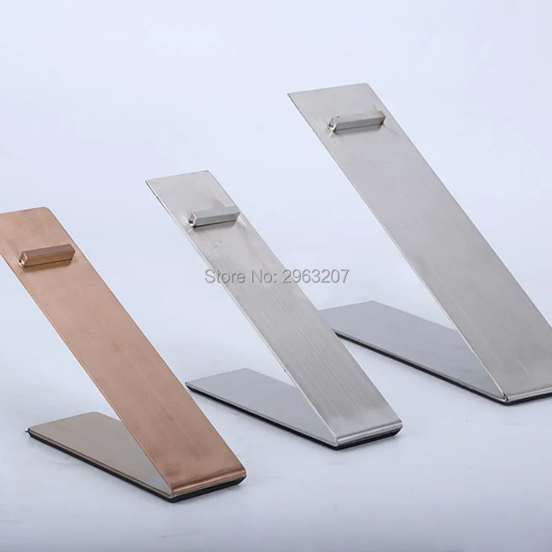 10pcs Metal Stainless Steel Shoe Display Rack Shoes Holder Showing Stand Boutique Store Shoes Holder Rack