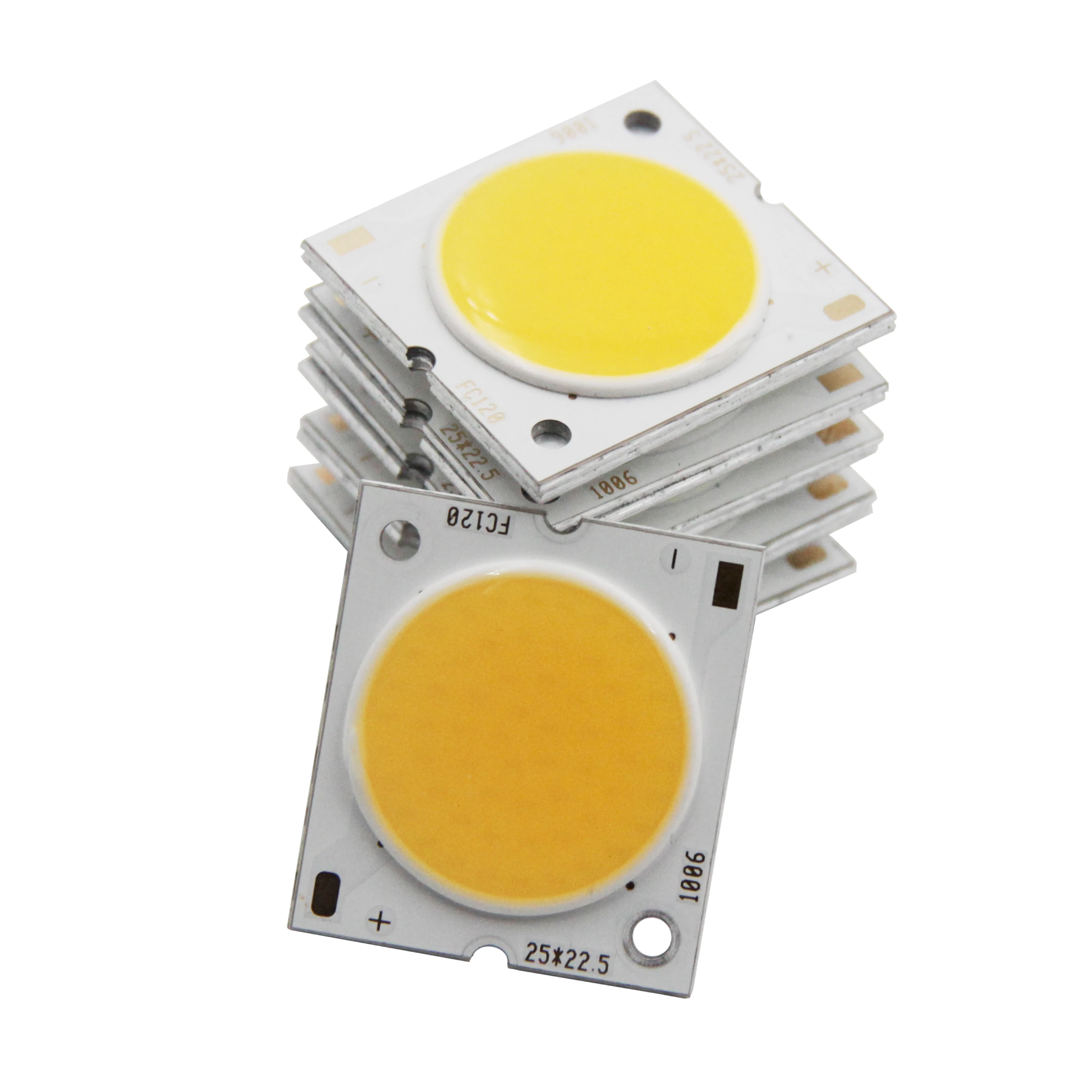 

[Sumbulbs] 10pcs/Lot 25x23mm Led Cob Light Source Led Diode Chip Cold 30-33V 10W 15W 20W 30W for Down Track Light Diy Lamp Bulb