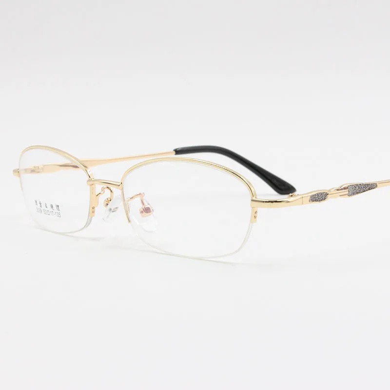 BCLEAR Lady Fashion Classic Alloy Opical Frame Women Vintage Semi-rimless Spectacle Frames Sexy Female Colorful Retro Eyeglass