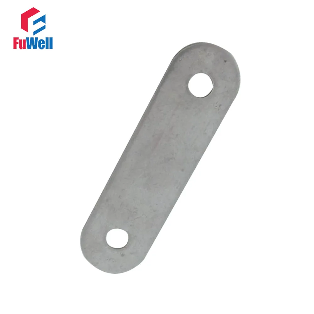 10pcs 57mm x 16mm Straight Bracket 201 Stainless Steel 1.8mm Thickness Mending Repair Plate Connector Flat Bracket