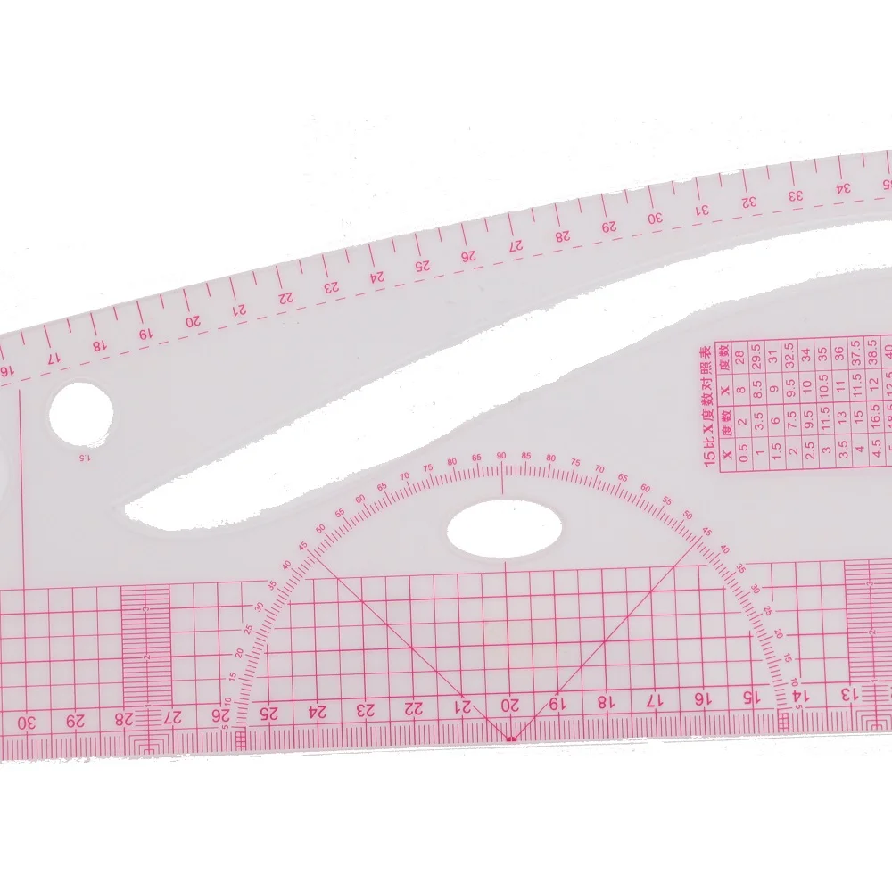 Patchwork Herrscher Quilten Herrscher mit Protactor, Kurvenlineal; #3245