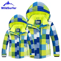 Children Skiing Jacket Winter Men Women Boys Girls Ski Windproof Warm Snow Jackets Child Snowboard Suits
