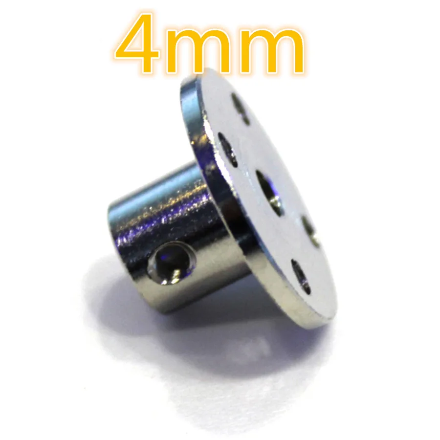 1pc J511 # 45 Steel Flange Couplings Inner Diameter 4mm Rigidity DIY Model Car Shaft Connector Free Shipping France