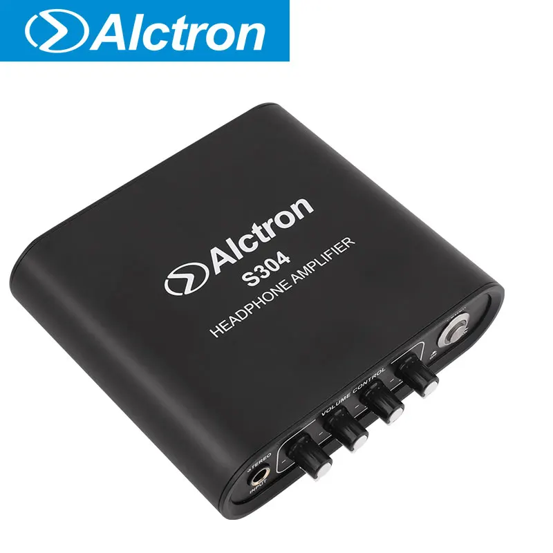 

Alctron S304 4-channel headphone amplifier and distributor, realize 4 headphone use at the same time, high quality metal housing