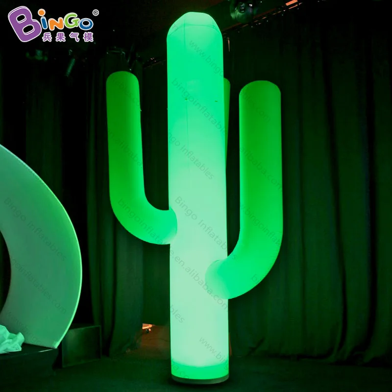 10 Feet Lighted Cactus Decoration 3 Meters High Big Inflatable Cactus Toy - BG-M0099-2