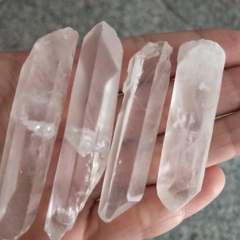 1/4 LB Parcel Jewelry Quality Laser Rough CLEAR QUARTZ Points Mixed Sizes Healing Crystal and Stone Jewelry & Crafts