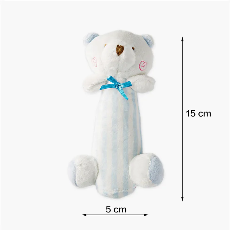 Cartoon Newborn Baby Toy Plush Rattle Infant Ring Bell Hand Grasp Toys Soft Mobiles New born Crib Dolls Baby Toys 0-12 months