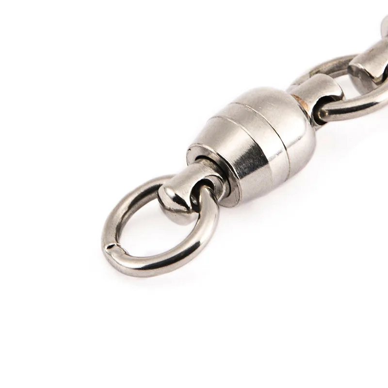 1Pcs/Bag High Speed Strength Fishing Connector Triple Rolling Swivel Connector Fishing Tackle Accessories 6#/7#/8#