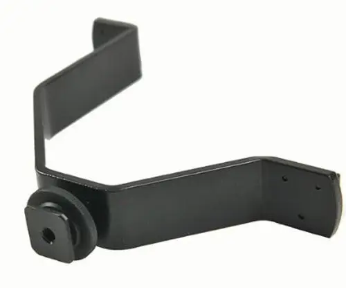 Triple Mount Hot Shoe V Mount Bracket for Video Lights, Microphones or Monitors