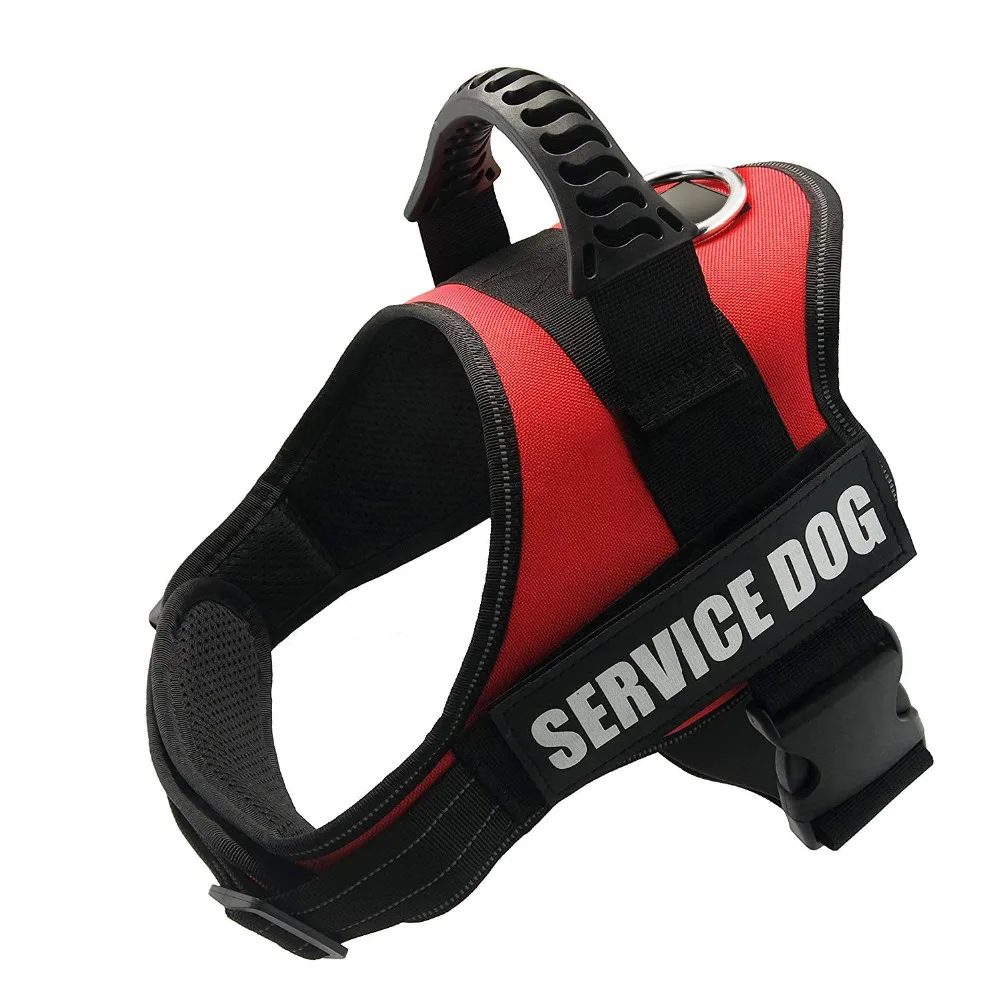 Classic Dog Harness Vest No Pull, Reflective Nylon Vest Anti-Choke Adjustable Pet Training Jacket, Running Strong Harness Vest