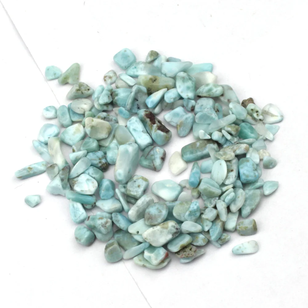 Chip Shape Natural Larimar Stone Beads Natural Gem Beads Diy Loose Beads For Jewelry Making One Package Wholesale