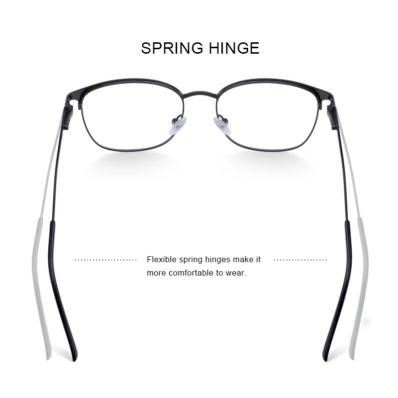 MERRYS DESIGN Men Women Fashion Trending Oval Glasses Frame Unisex Myopia Prescription Optical Eyeglasses S2046