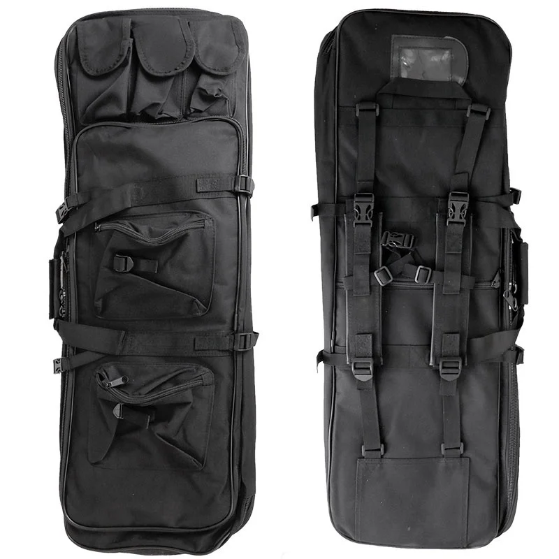 

100CM Airsoft Tactical Gun Bag Outdoor Paintball Shooting Hunting Backpack Dual Protection Case