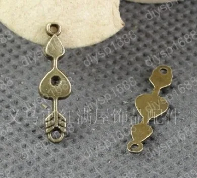 

200pcs/lot alloy bead Antique Bronze 21*6MM the arrow of love connection Jewelry Findings,Accessories charm,pendant,JJA2641