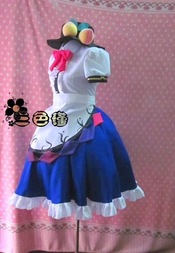 Hinanawi Tenshi cosplay anime cosplay costume with hat 110