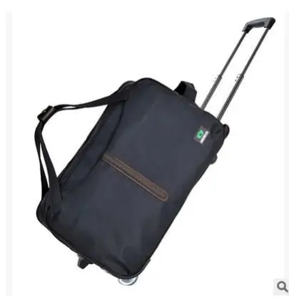 

brand cabin luggage bag Rolling suitcase trolley travel bag on wheels for women men travel Duffle Oxford Wheeled Travel bag