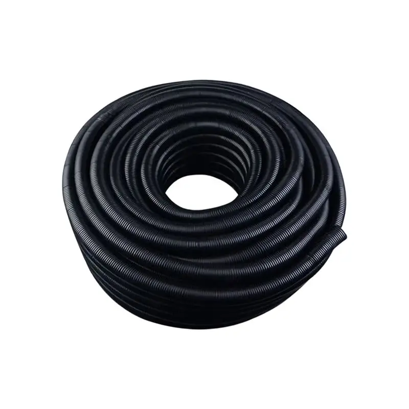 20 Ft 1/4 inch Split Wire Loom Conduit Polyethylene Tubing Black Color Sleeve Tube